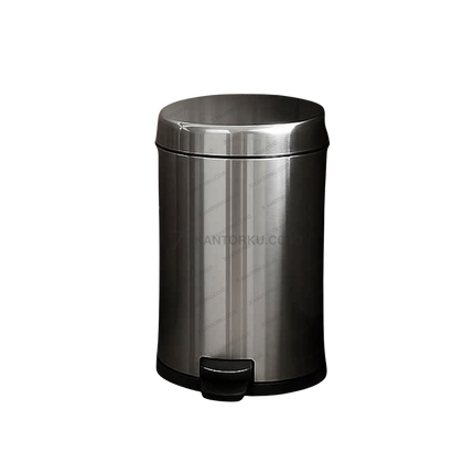 Tempat sampah pedal stainless desain modern untuk rumah – kantorku