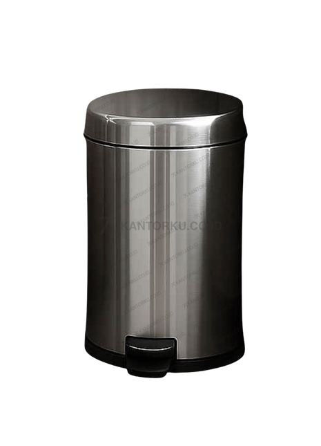Tempat sampah pedal stainless desain modern untuk rumah – kantorku