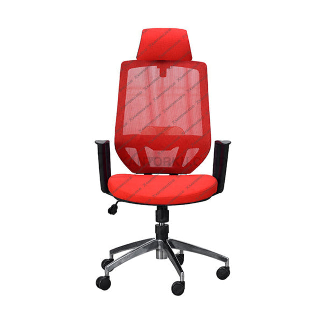 Kursi Manager Savello Tiro HT0A ergonomis dengan kaki aluminium elegan – Kantorku