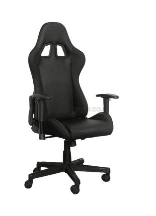 Kursi gaming hitam modern Timeless Star dengan desain tangguh – Tersedia di kantorku.co.id