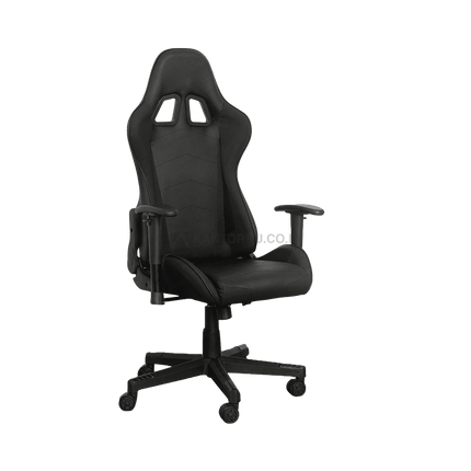 Kursi gaming hitam modern Timeless Star dengan desain tangguh – Tersedia di kantorku.co.id