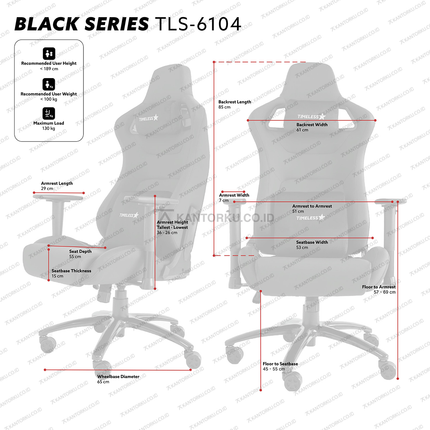Kursi ergonomis premium untuk ruang kerja profesional – Tersedia di kantorku.co.id