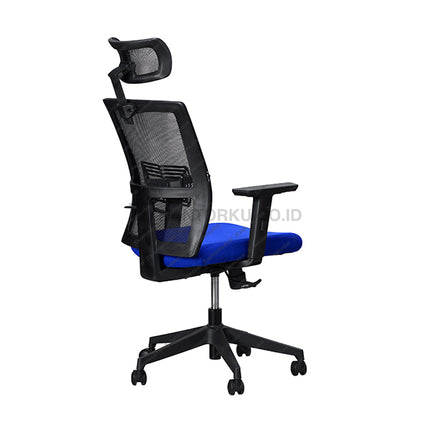 Kursi kantor Ergotec TM 102 X B dengan material mesh dan fabric berkualitas tinggi Kantorku