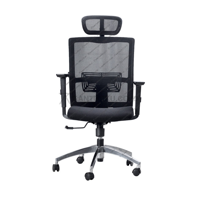 Kursi Kantor Ergotec TM 102 Y1 B dengan desain modern dan kaki aluminium kokoh Kantorku