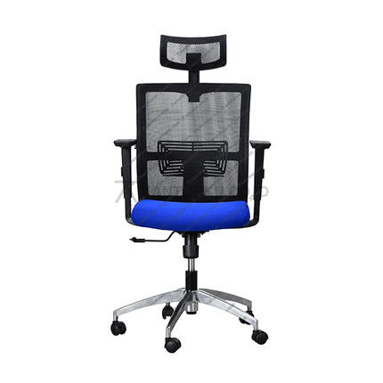 Kursi kantor Ergotec TM 102 Y1 B elegan dengan material mesh dan fabric berkualitas Kantorku