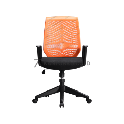 kursi kantor modern dengan sandaran ergonomis dan hidrolik nyaman — kantorku