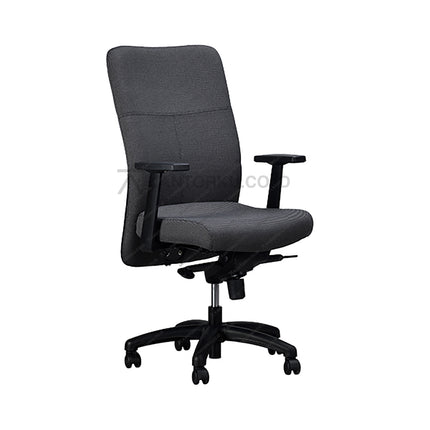 Kursi Kantor Ergonomis - Kursi Kerja desain Minimalis - Kursi Staff - Kursi Karyawan - kursi dengan roda , sandaran lengan, dan hidrolik - MORELLI - KANTORKU