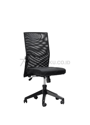 Kursi Manajer Savello ergonomis dengan bahan mesh dan fabric – Kantorku
