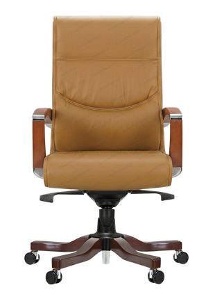 kursi kantor Ichiko Verino I WD HDT leather eksekutif desain kayu elegan
