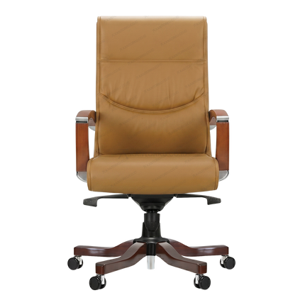 kursi kantor Ichiko Verino I WD HDT leather eksekutif desain kayu elegan