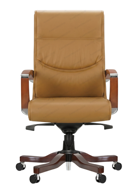 kursi kantor Ichiko Verino I WD HDT leather eksekutif desain kayu elegan