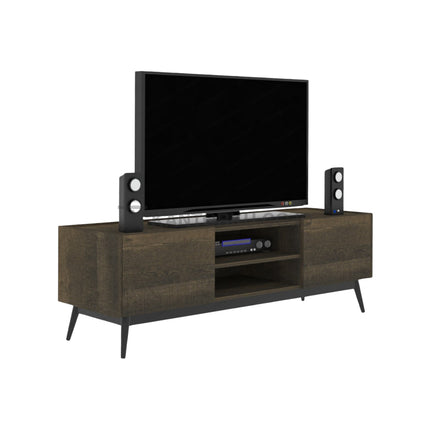 Rak TV Expo VR 1431 desain minimalis modern dengan kaki metal ramping – kantorku