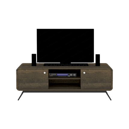 Rak TV Expo VR 1432 desain modern minimalis dengan kaki logam kokoh – kantorku