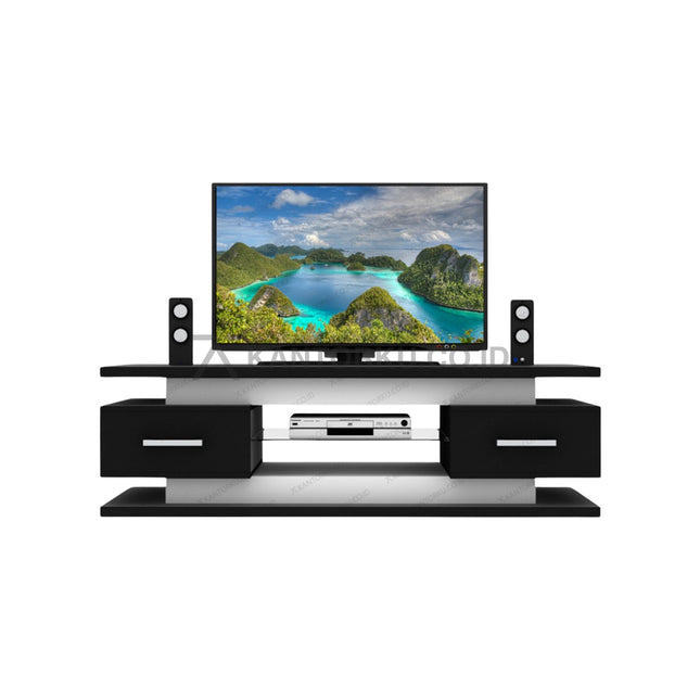 Rak TV Expo VR 7231 dengan rak terbuka tengah untuk perangkat elektronik – kantorkudotcodotid