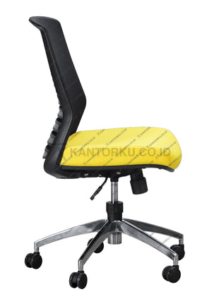 Kursi Kantor Ergonomis - Kursi Kerja desain Minimalis - Kursi Staff - Kursi Karyawan - kursi dengan roda, dan tuas hidrolik - SAVELLO VIENTA Kursi Kantor ergonomis cocok digunakan sebagai kursi rapat desain elegan harga ramah di kantong - Savello - KANTORKU