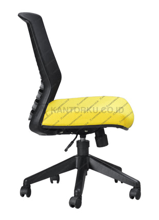 Kursi Kantor Ergonomis - Kursi Kerja desain Minimalis - Kursi Staff - Kursi Karyawan - kursi dengan roda, dan tuas hidrolik - SAVELLO VIENTA Kursi Kantor ergonomis cocok digunakan sebagai kursi rapat desain elegan harga ramah di kantong - Savello - KANTORKU