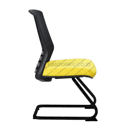 Kursi Kantor Ergonomis - Kursi Kerja desain Minimalis - Kursi Staff - Kursi Karyawan - kursi dengan roda, dan tuas hidrolik - SAVELLO VIENTA Kursi Kantor ergonomis cocok digunakan sebagai kursi rapat desain elegan harga ramah di kantong - Savello - KANTORKU