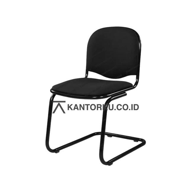 Kursi kantor tamu Chitose Vista P dengan rangka kaki sled L dan dudukan fabric kantorku.co.id