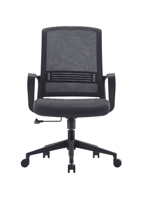 Kursi kerja FIRM desain modern dengan sandaran mesh breathable. Tersedia di Kantorku