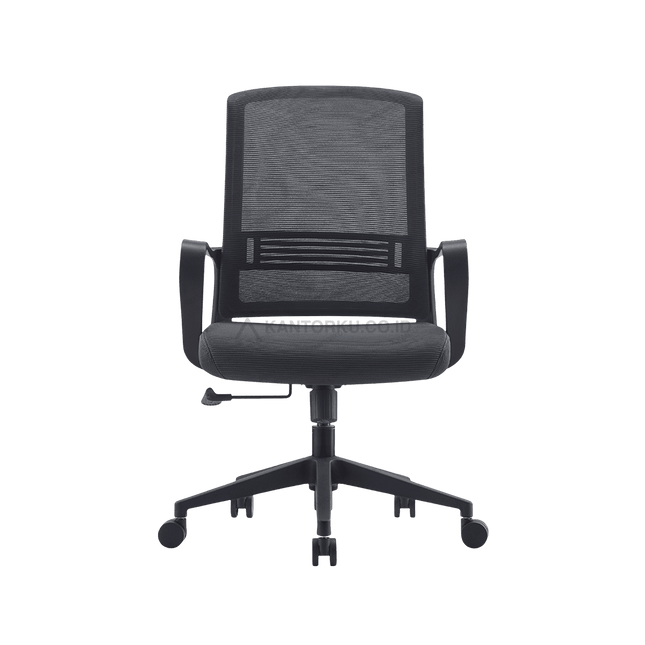 Kursi kerja FIRM desain modern dengan sandaran mesh breathable. Tersedia di Kantorku