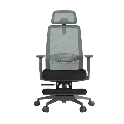 Kursi kerja ergonomis FIRM Volcano Nap desain modern minimalis dengan footrest - Tersedia di Kantorku.co.id