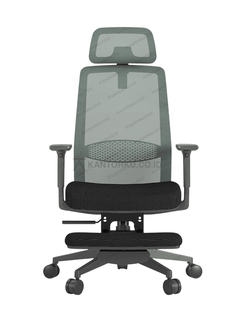 Kursi kerja ergonomis FIRM Volcano Nap desain modern minimalis dengan footrest - Tersedia di Kantorku.co.id