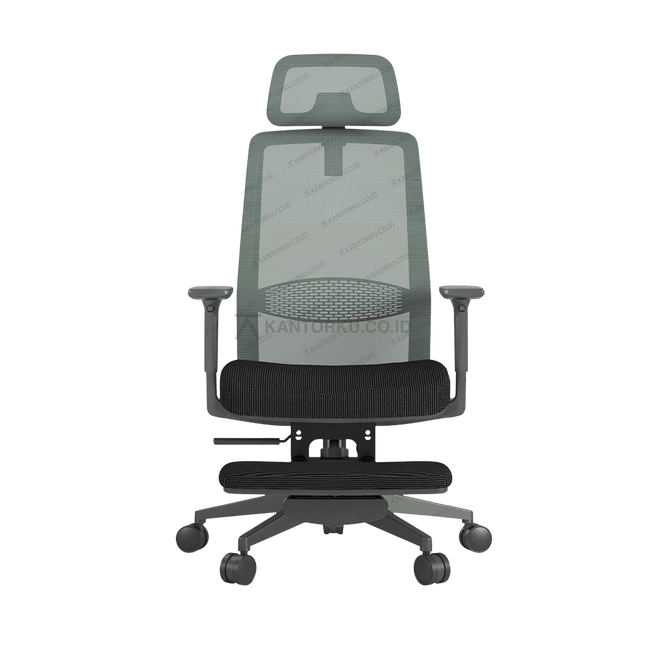 Kursi kerja ergonomis FIRM Volcano Nap desain modern minimalis dengan footrest - Tersedia di Kantorku.co.id