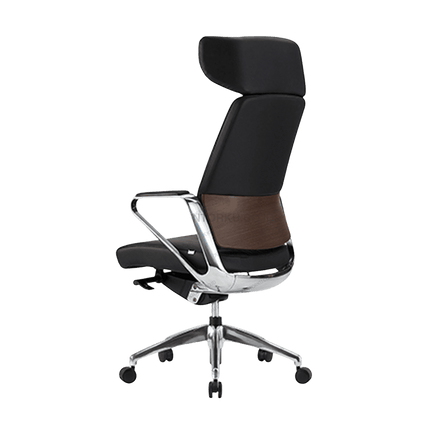 Kursi FIRM dengan armrest aluminium halus dan desain menyatu elegan - Tersedia di Kantorku.co.id