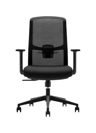 Kursi kerja ergonomis FIRM VOS Swivel dengan sistem lumbar terbaru. Tersedia di Kantorku.