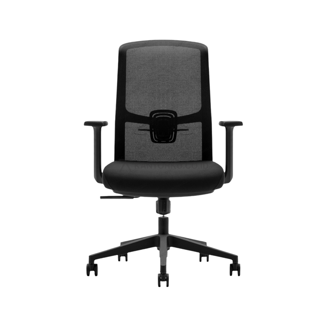 Kursi kerja ergonomis FIRM VOS Swivel dengan sistem lumbar terbaru. Tersedia di Kantorku.