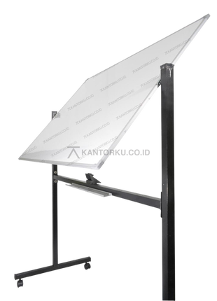 Whiteboard Double Face Standing Hanako papan tulis dua sisi modern – Kantorku