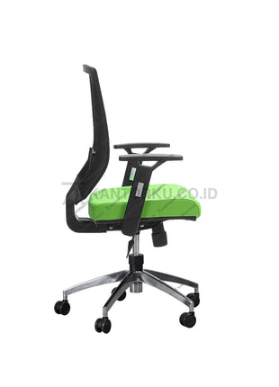 Kursi Kantor Ergonomis - Kursi Kerja desain Minimalis - Kursi Staff - Kursi Karyawan - kursi dengan roda, sandaran lengan, dan tuas hidrolik -  - SAVELLO XILO - KANTORKU