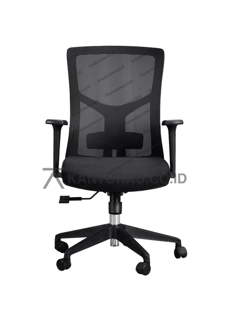 Kursi kantor Indachi Zanze II dengan sandaran mesh breathable — kantorku