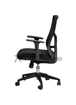 Kursi kantor Indachi Zanze II kaki nylon kokoh — kantorkudotcodotid