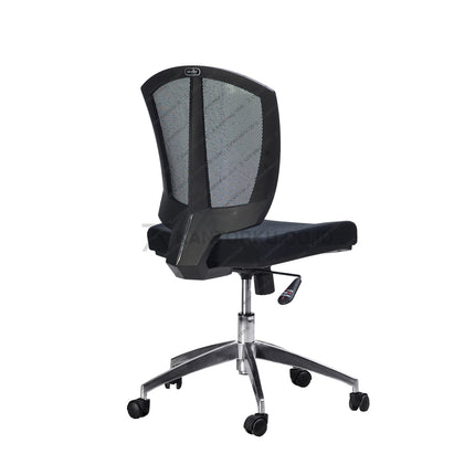 Kursi Kantor Ergonomis - Kursi Kerja desain Minimalis - Kursi Staff - Kursi Karyawan - kursi dengan roda, sandaran lengan, dan tuas hidrolik -  - SAVELLO zitron - KANTORKU