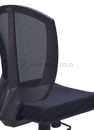 Kursi Kantor Ergonomis - Kursi Kerja desain Minimalis - Kursi Staff - Kursi Karyawan - kursi dengan roda, sandaran lengan, dan tuas hidrolik -  - SAVELLO zitron - KANTORKU