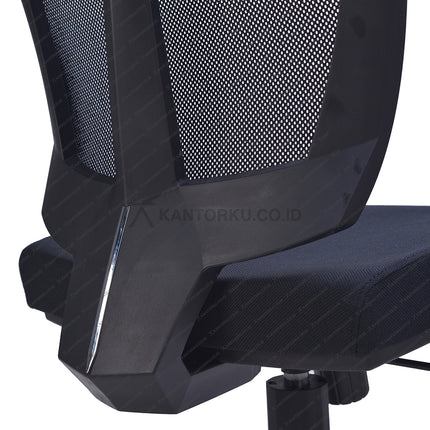 Kursi Kantor Ergonomis - Kursi Kerja desain Minimalis - Kursi Staff - Kursi Karyawan - kursi dengan roda, sandaran lengan, dan tuas hidrolik -  - SAVELLO zitron - KANTORKU