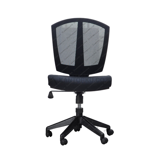 Kursi Kantor Ergonomis - Kursi Kerja desain Minimalis - Kursi Staff - Kursi Karyawan - kursi dengan roda, sandaran lengan, dan tuas hidrolik -  - SAVELLO zitron - KANTORKU