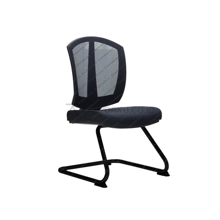 Kursi Kantor Ergonomis - Kursi Kerja desain Minimalis - Kursi Staff - Kursi Karyawan - kursi dengan roda, sandaran lengan, dan tuas hidrolik -  - SAVELLO zitron - KANTORKU