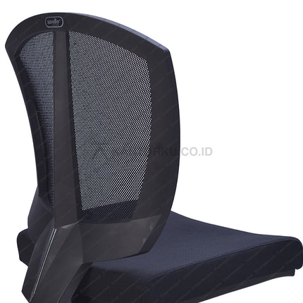 Kursi Kantor Ergonomis - Kursi Kerja desain Minimalis - Kursi Staff - Kursi Karyawan - kursi dengan roda, sandaran lengan, dan tuas hidrolik -  - SAVELLO zitron - KANTORKU