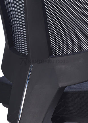 Kursi Kantor Ergonomis - Kursi Kerja desain Minimalis - Kursi Staff - Kursi Karyawan - kursi dengan roda, sandaran lengan, dan tuas hidrolik -  - SAVELLO zitron - KANTORKU