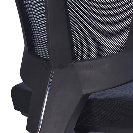 Kursi Kantor Ergonomis - Kursi Kerja desain Minimalis - Kursi Staff - Kursi Karyawan - kursi dengan roda, sandaran lengan, dan tuas hidrolik -  - SAVELLO zitron - KANTORKU