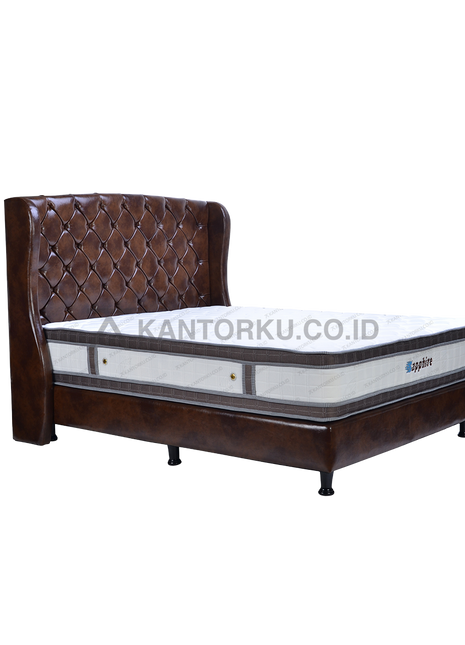 Eversoft Sapphire Springbed dengan busa double plushtop – KANTORKU