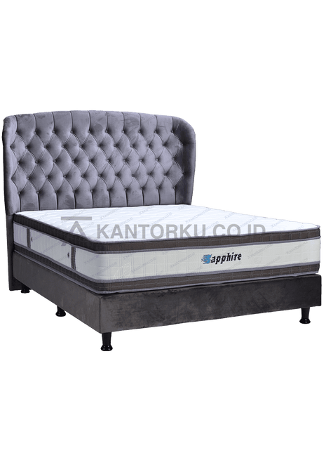 Eversoft Sapphire kasur dengan kain knitted tebal – KANTORKUDOTCODOTID