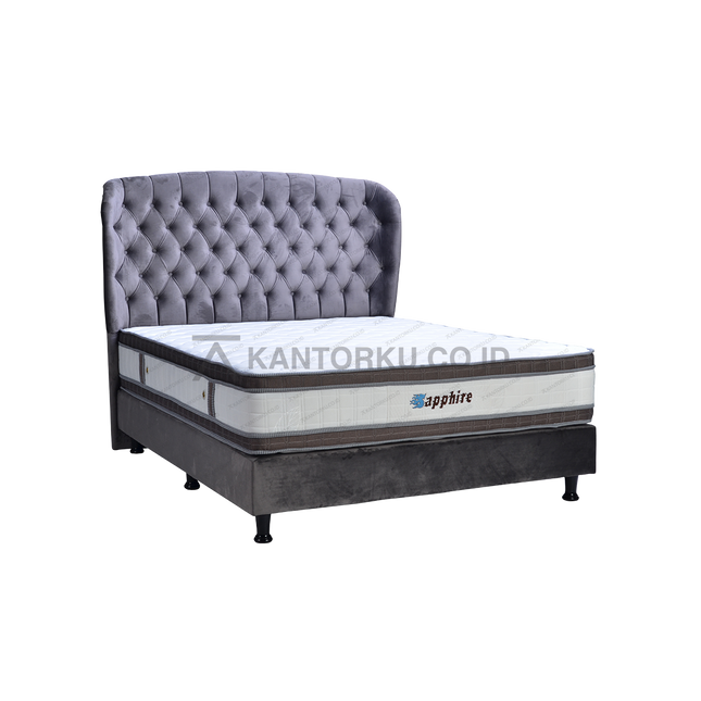 Eversoft Sapphire kasur dengan kain knitted tebal – KANTORKUDOTCODOTID