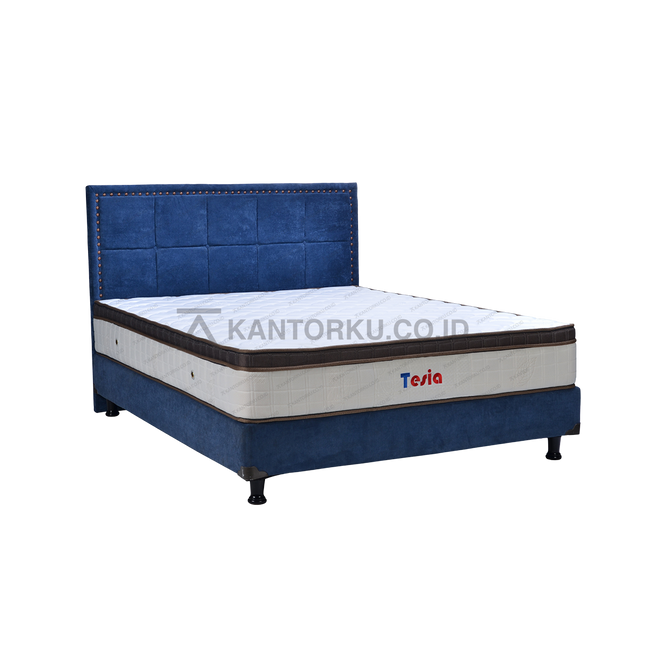 Eversoft Tesia Springbed empuk dengan busa plushtop – KANTORKU